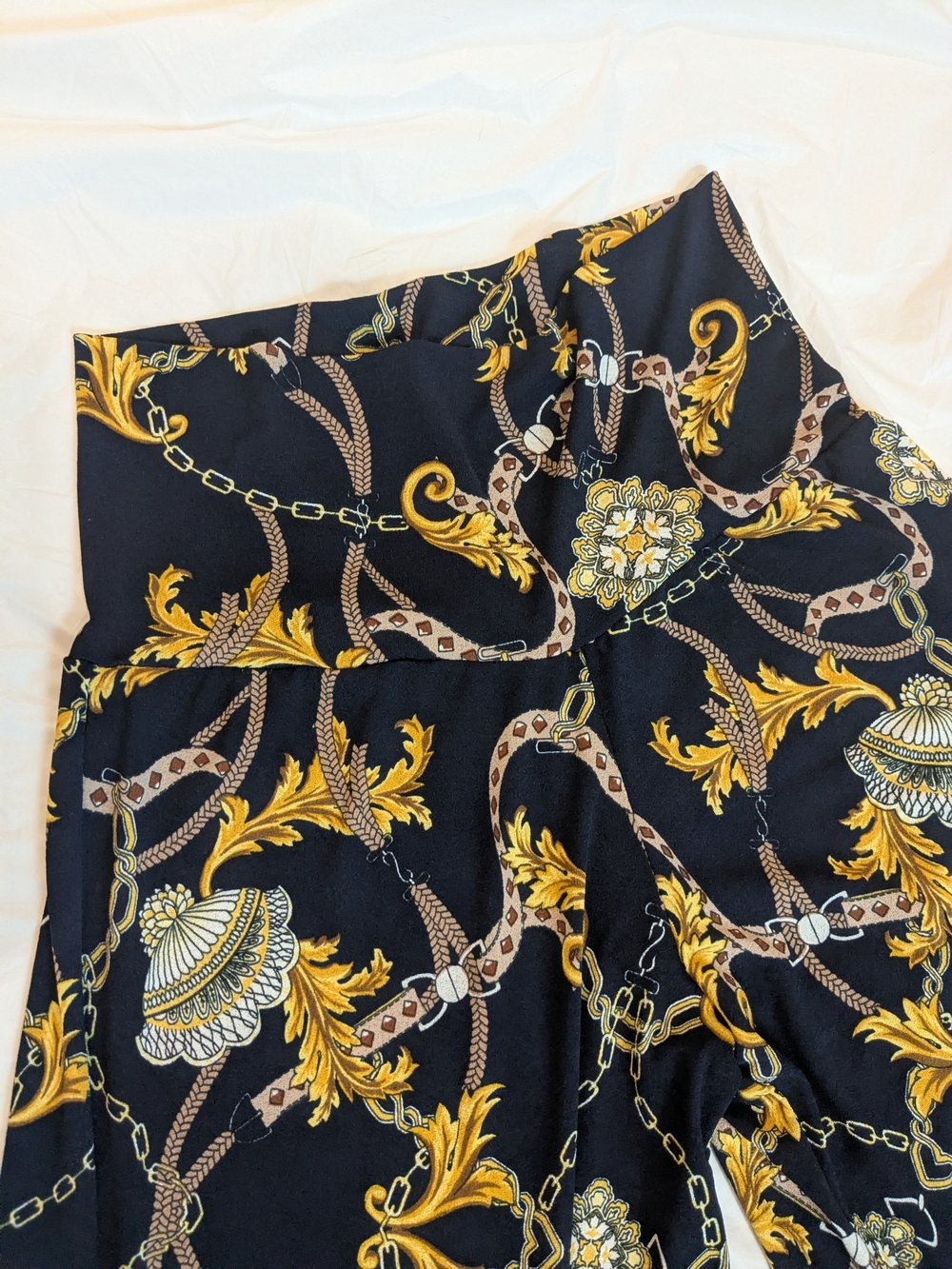 Julian Chang Wide-Leg Printed Palazzo